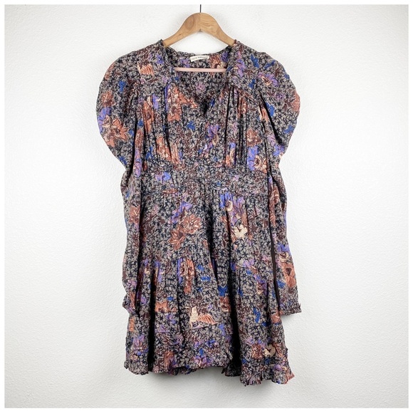 Ulla Johnson Julie Floral Dress Size 4 - Picture 6 of 15